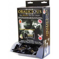 Oralicious - the Ultimate Oral Sex Cream - 144  Piece Fishbowl - Assorted 