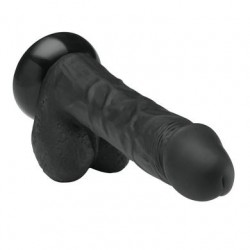 7" Silicone Pro Odorless Dong - Black  