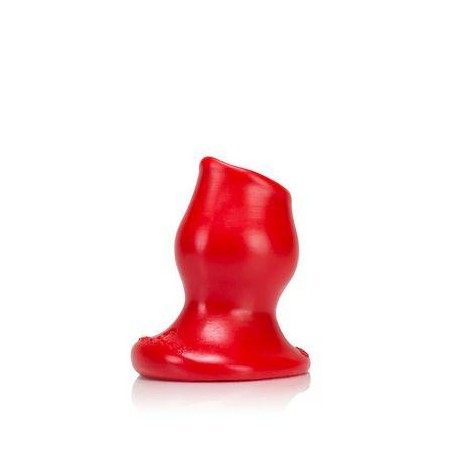 Pighole-1 Small Fuckable Buttplug - Red 