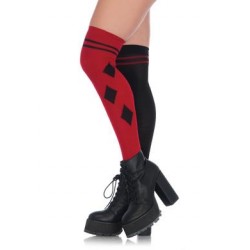 Harlequin over the Knee Socks - One Size  