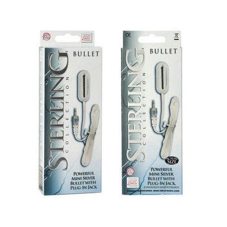 Sterling Collection Mini Silver Bullet With Plug In Jack 