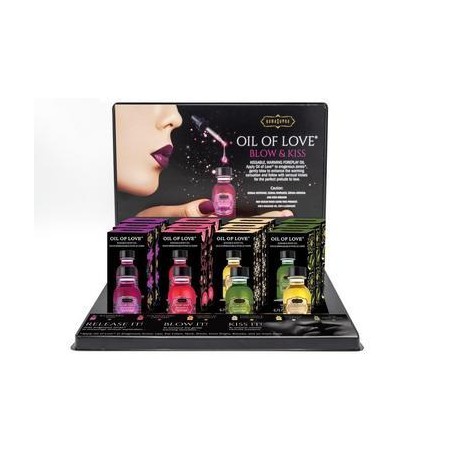 Oil of Love Pre- Pack Display - 4 Flavors  