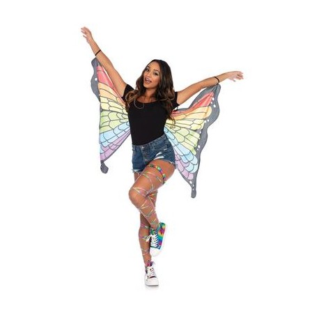 Rainbow Butterfly Wings - One Size  