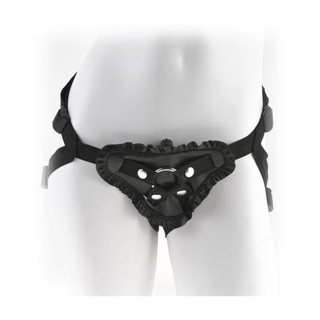 Fetish Fantasy Series Leather  Lovers Harness - Black 