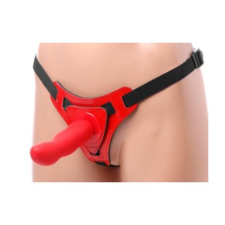 Red Hot Strap-on Harness Set - Bulk  