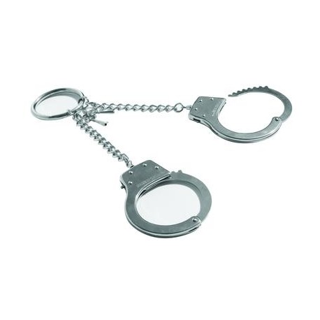 Sex and Mischief Ring Metal Handcuffs  