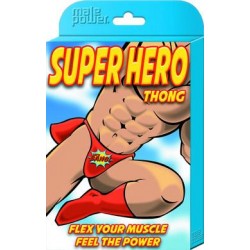 Super Hero Thong - One Size - Black  