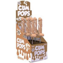 Cum Cock Pops - Milk Chocolate - 6 Piece P.o.p.  Display 