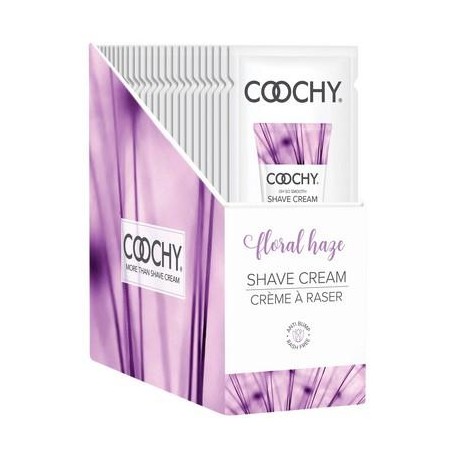 Coochy Shave Cream - Floral Haze - 15 Ml Foils  24 Count Display 