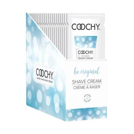 Coochy Shave Cream - Be Original - 15 Ml Foils  24 Count Display 