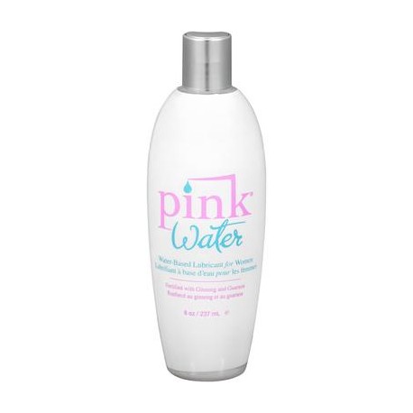 Pink Water Based Lubricant for Women 8 Oz Flip Top Bottle 