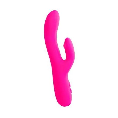Rockie Dual Rechargeable Vibe - Foxy Pink  