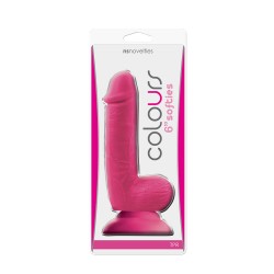 Colours - Softies - 6 Inch Dildo - Pink