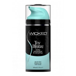Wicked Toy Breeze Cooling Lubricating Gel  Water Based for Intimate Toys 3.3 Ounce