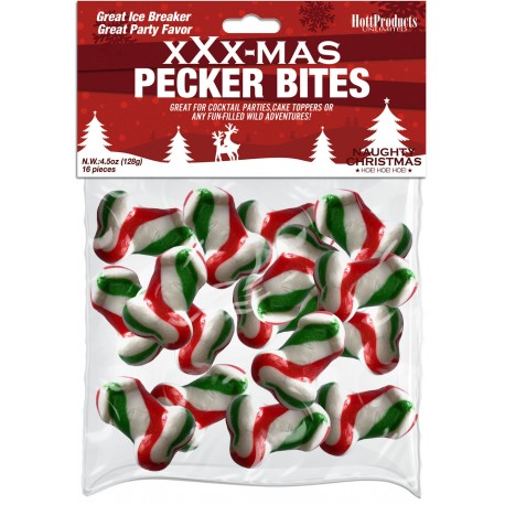 Xmas Pecker Bites 16 Pc