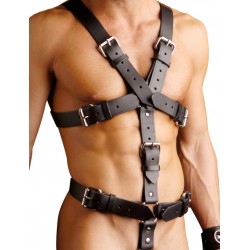 Strict Leather Body Harness - S/m