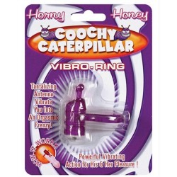 Horny Honey Vibro Ring Coochy Caterpillar Purple