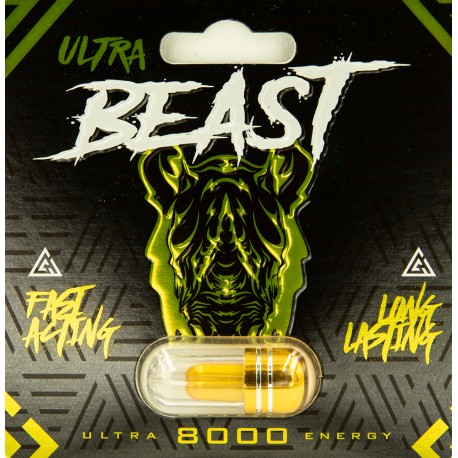 Ultra Beast 8000 Male Sexual Enhancement - Single Pack