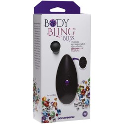 Body Bling - Clit Caress Mini-Vibe in Second Skin Silicone - Purple
