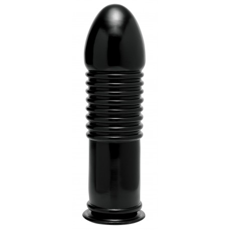 Enormass Ribbed Plug With Suction Base
