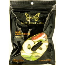 Mile High Cure Hemp Sour Gummy Rings 1000mg - Single Pack