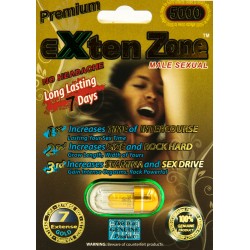 Exten Zone 5000 Male Sexual Enhancement Single Pack