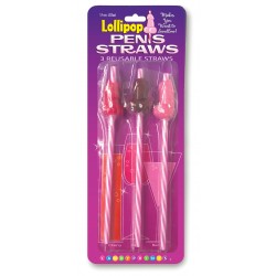 Lollipop Penis Straws