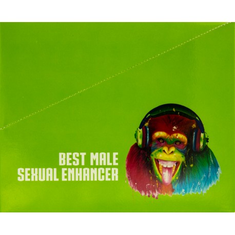 Monkey Green Sexual Male Echancer 36ct Display
