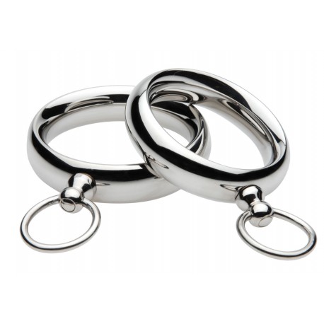 Lead Me Stainless Steel Cock Ring - 1.95