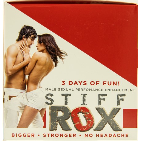 Stiff Rox Male Sexual Enhancement 22 Count Display