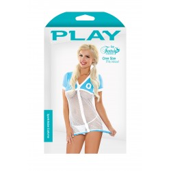 Sports Babe Costume - Blue - One Size