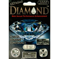 Extreme Diamond 2000 Platinum Male Enhancement Single Pack
