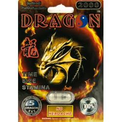 Dragon 2000 Male Sexual Enhancement Single Pack