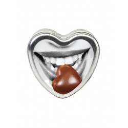 Edible Heart Cande - Chocolate - 4 Oz.