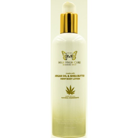 Mile High Cure Hemp Lotion With Argan Oil and Shea Butter 10 Fl Oz.