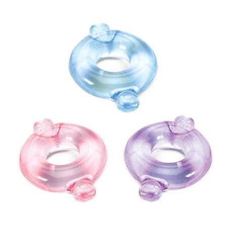 Elastomer C Ring 3 Pack- Purple, Blue and Pink