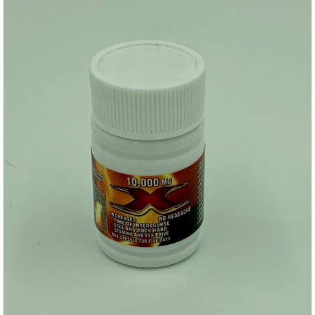 X Sexual Male Enhancement 10,000 Mg 6ct Bottle