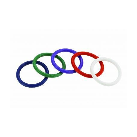 Rainbow Rubber C Ring Pack - 1.5 Inch 