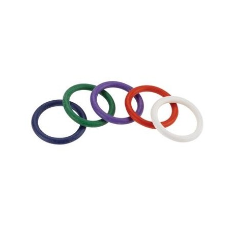 Rainbow Rubber C Ring 5 Pack  1.25 Inch 