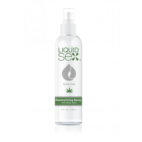 Liquid Sex Desensitizing Spray With Hemp Seed - 4 Fl. Oz. (118 ml) Spray Bottle