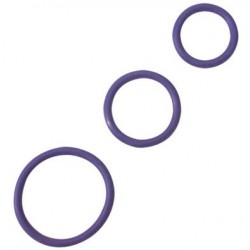 Rubber C-Ring Set Purple