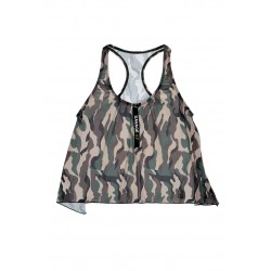 Savage Af Swing Top - Forest Camo - S/m
