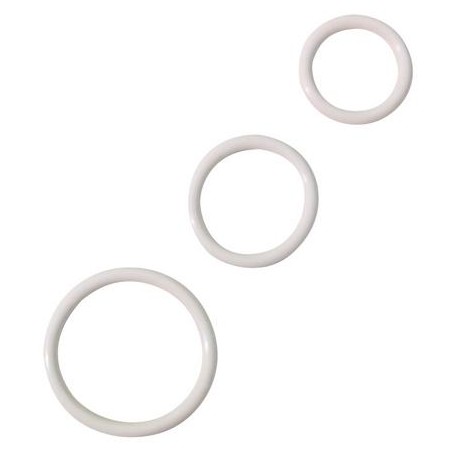 White Rubber C Ring Set 