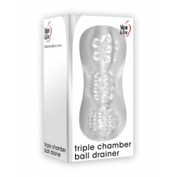 Triple Chamber Ball Drainer