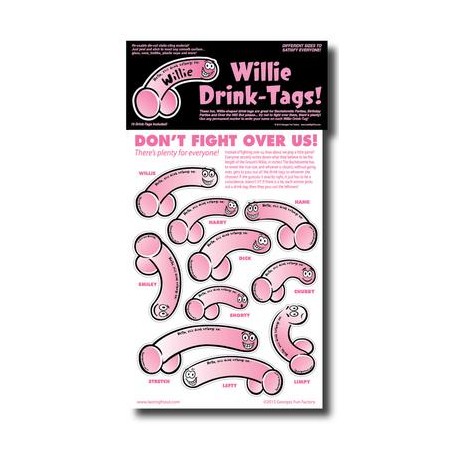 Willie Drink-tags  
