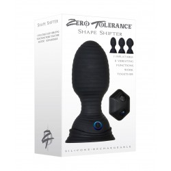 Shape Shifter Inflatable Remote Butt Plug - Black