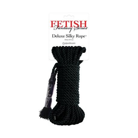 Fetish Fantasy Series Deluxe Silky Rope - Black 