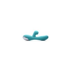 Shegasm 5 Star 10x Silicone Suction &amp; Pulsing Rabbit - Teal