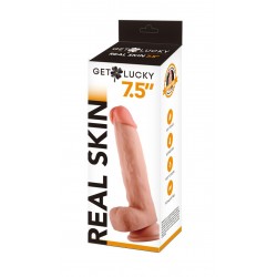 Get Lucky 7.5 Inch Real Skin Dildo