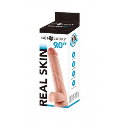Get Lucky 9 Inch Real Skin Dildo